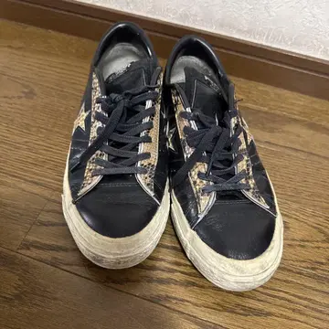 CONVERSE ONE STAR SNAKE OX 블랙 사이즈 9