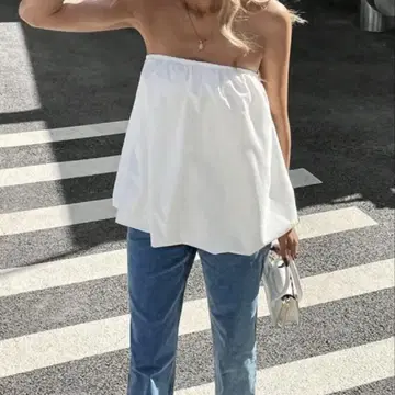 새상품 튜브탑 베어탑 뷔스티에탑 자라 H&M 지유