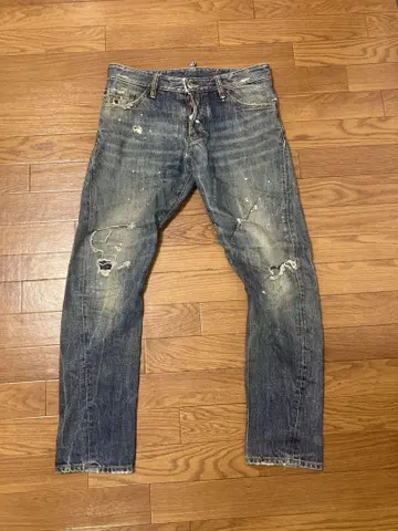 DSQUARED2 데미지 가공 데님 팬츠