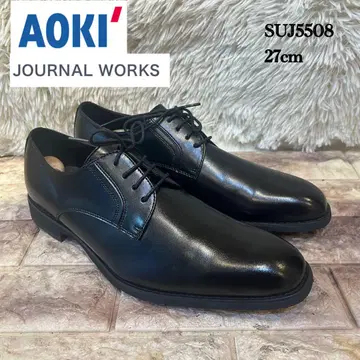 새상품급 AOKI JOURNAL WORKS 비즈니스 슈즈 27cm 4E