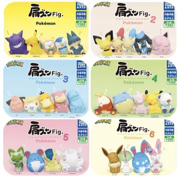 포켓몬 어깨 쿵 Fig 1~6 컴플리트 세트