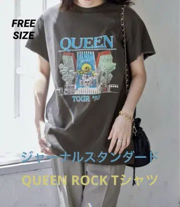 저널 스탠다드 QUEEN 프렌치 슬리브 ROCK 티셔츠