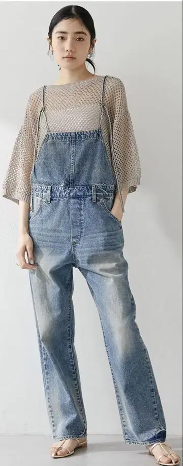 Whim Gazette 윔 가제트 데님 올인원