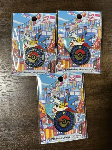 포켓몬 센터 후쿠오카 라티오스 라티아스 로고 핀즈 3개 세트