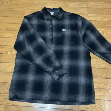 CalTop 체크 무늬 긴팔 셔츠 XL 사이즈