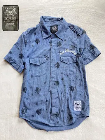 Ed Hardy 올 패턴 반팔 셔츠