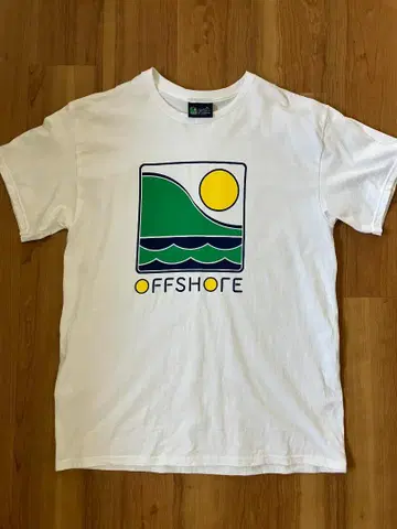 OFFSHORE/오프쇼어 COLOR LOGO TEE L 사이즈