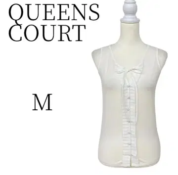 QUEENS COURT 상의 프릴 슬리브리스 티셔츠 여성용