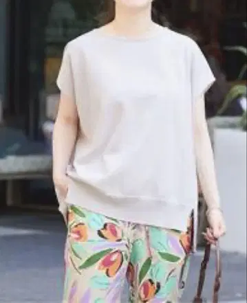 IENA 코튼 스트레치 NEO 와이드 크루 풀오버
