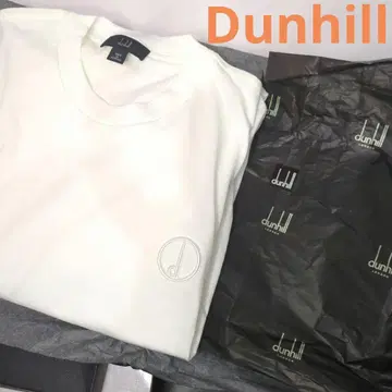 새상품 dunhil 크루넥 티셔츠 화이트 L 사이즈 남성용