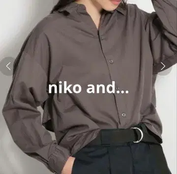 nikoand 니코앤드 백산 스키퍼 셔츠 L