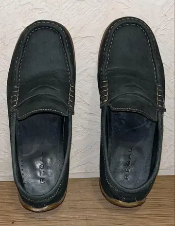 REGAL 다크 그레이 모카신 로퍼
