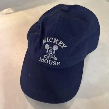 디즈니랜드 Mickey Mouse 캡 네이비