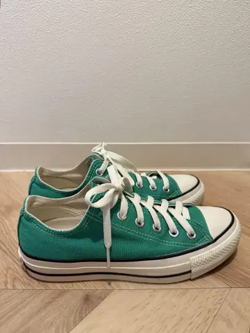 CONVERSE 그린 로우 컷 스니커즈