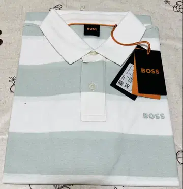 HUGO BOSS 미사용 새상품 남성용 피케 셔츠 M