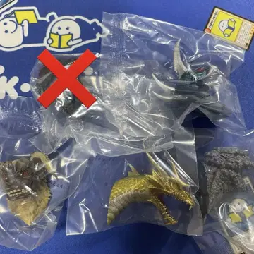 제일복권 고질라 몬스터 헤드 마그넷 5종 세트
