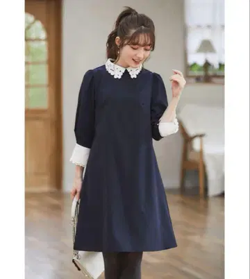 플라워 컷워크 자수 절개 원피스 tocco closet 토cco