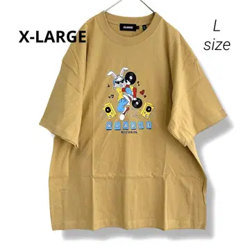 컨디션 최상 X-LARGE 댄싱 토끼 프린트 티셔츠