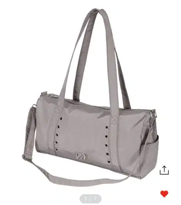 ILLIGO Utility Duffel Bag 실버 그레이