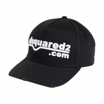 dsquared2 블랙 캡 자수 로고 블랙