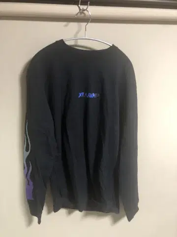 XLARGE 파이어 패턴 긴팔 티셔츠 M