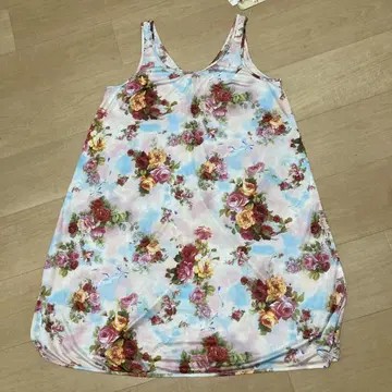 TUNIC 꽃무늬 슬리브리스 튜닉