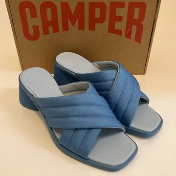 새상품 Camper Kiara 캠퍼 샌들 키아라 블루