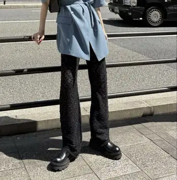 아메리빈티지 SPANGLES LEGGINGS KNIT PANTS