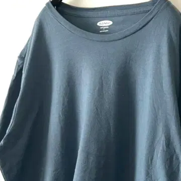 올드 네이비 플레인 무지 티셔츠 L 짙은 블루 파랑 구제 의류