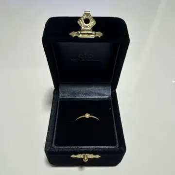 에테 K10YG 다이아 레이어드 반지 0.03ct