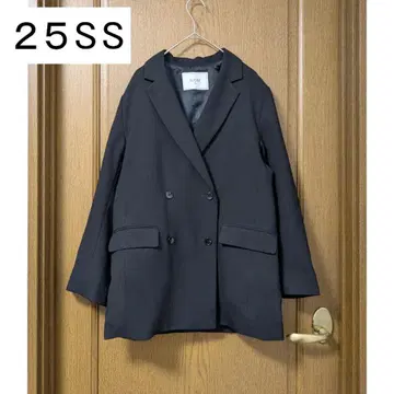 25SS 이번 시즌 신상 SLOBE IENA 워셔블 트윌 더블 자켓