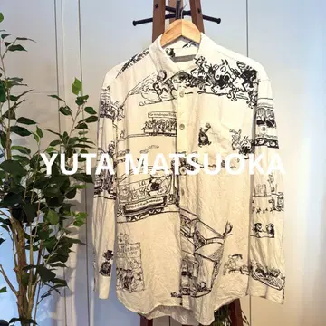 새상품급 YUTA MATSUOKA 23aw 프린트 셔츠