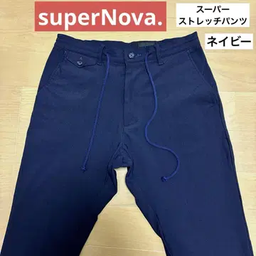 superNova. 슈퍼 노바 네이비 나일론 팬츠 스트레치 M