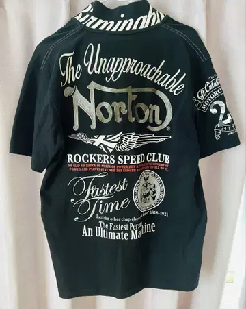 Norton (Norton) 밀리터리 반팔 피케 셔츠 62N1900