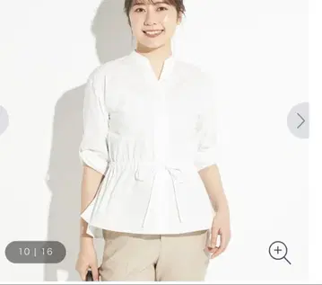 AOKI 7부 소매 드로스트 디자인 셔츠