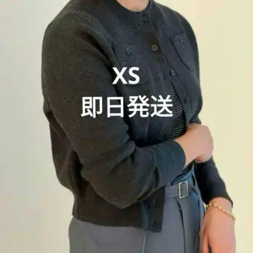 새상품 CABaN 코튼 캐시미어 크루넥 가디건 XS