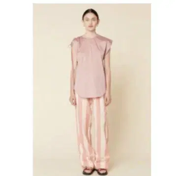 Lee Mathew's/0 Elsie Drape Top - Rose