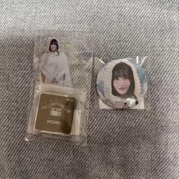 TWICE 팝업 ski bar 허벅지 아크릴 스탠드 캔뱃지