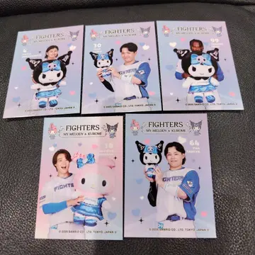 파이터즈 트레이딩 카드 5장 세트 귀여운 시리즈 2025