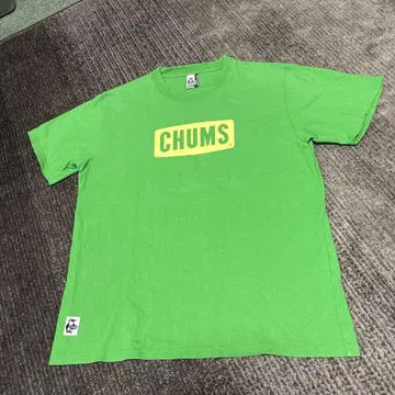 CHUMS 그린 티셔츠 L 사이즈