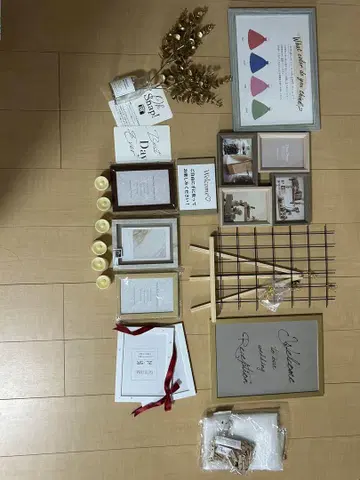 결혼식/웰컴 스페이스 세트/드레스 색상 맞추기