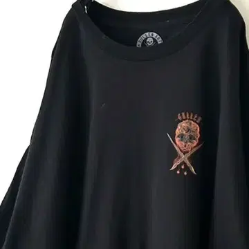 SULLEN 아트 컬렉티브 해골 티셔츠 3XL 블랙 검정 구제 의류