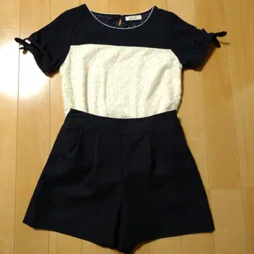 any sis 네이비 아이보리 셋업