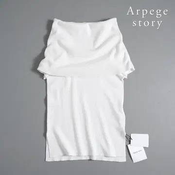 471u*새상품 아르페쥬 스토리 오프숄더 리브 니트.