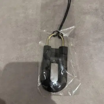 크로커 무늬 천연 가죽 끈 목걸이