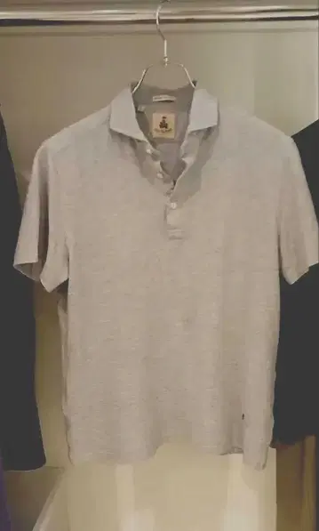 GLOVER 피케 셔츠 컷어웨이 L 사이즈 그레이