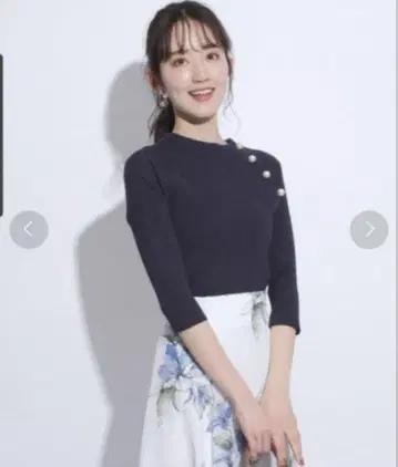 자스그리티 니트 네이비