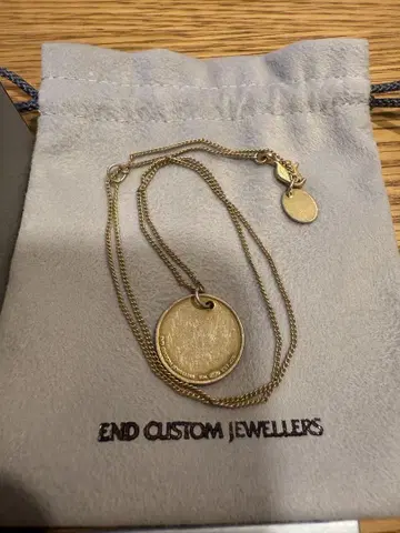 END CUSTOM JEWELLERS 페니 코인 목걸이