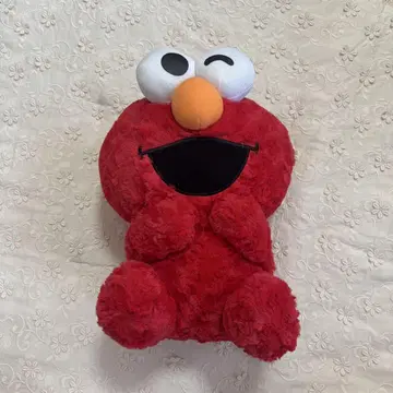 엘모 봉제 인형 약 40cm 택 포함