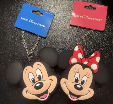 새상품 Disney TDR 미키 미니 백참 2점 코인 케이스